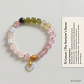 Cancer Zodiac Bracelet, The Nurturer‘s Haven – Moonstone & Rose Quartz Healing Jewelry for Emotional Protection & Self-Love